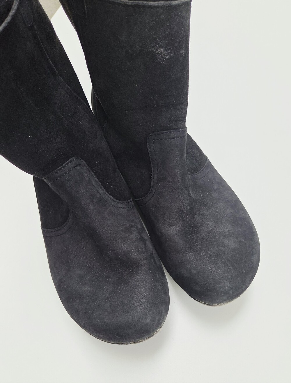Dansko Bettie Bootie Shearling Nubuck Black Size 39 Boots - Picture 11 of 11